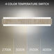 Magnate LED 27 inch Beige Travertine and Aged Brass Bath Vanity & Wall Light