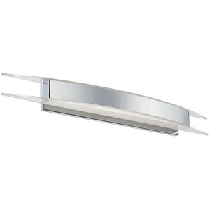 Arc LED 38 inch Chrome Bath Vanity & Wall Light in 38in.