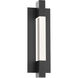 Heliograph 1 Light 18.1 inch Black Outdoor Wall Light in 3500K