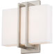 Downton Wall Sconce Wall Light in 3500K, Brushed Nickel