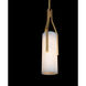 Firenze 1 Light 4.63 inch Aged Brass Pendant Ceiling Light