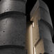 Formation LED 24 inch Basalt Stone and Black Outdoor Wall Light