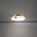 Catalonia 1 Light 11 inch Aged Brass Flush Mount Ceiling Light