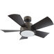 Vox 38 inch Bronze Downrod Ceiling Fan, Smart Ceiling Fan