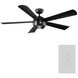 Orb 62 inch Carbon Fiber Ceiling Fan in 3500K