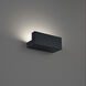 Bantam LED 4 inch Black ADA Wall Sconce Wall Light in 3000K