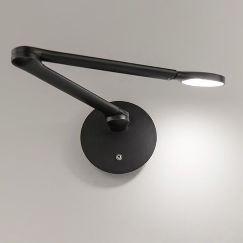 Reflex 1 inch 8.00 watt Black Headboard Light Wall Light
