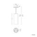 Metropolis 1 Light 5 inch Brushed Nickel Mini Pendant Ceiling Light