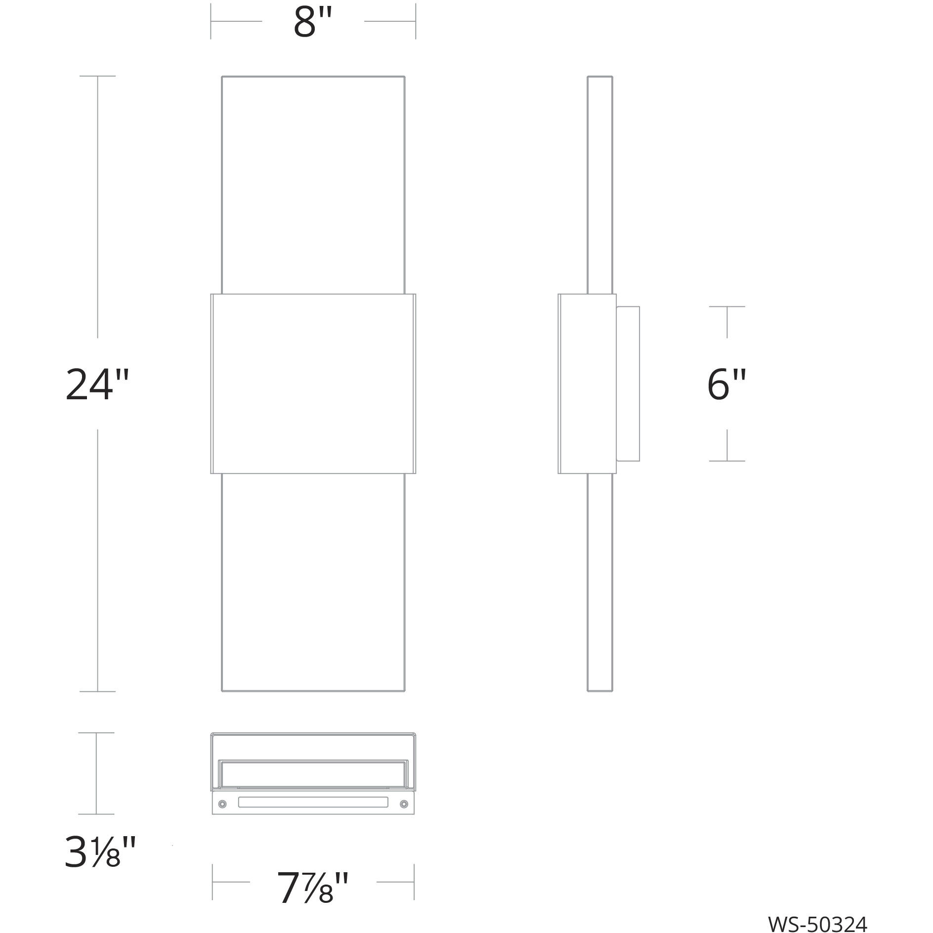 Mercer 1 Light Black Aged Brass ADA Wall Sconce Wall Light