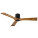 Julian Matte Black Fan Light Kit in 3000K