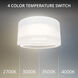 Tuck II LED 5.38 inch White Outdoor Flush Mount