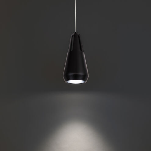 Ingot LED 19 inch Black Mini Pendant Ceiling Light