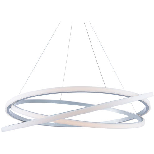 Veloce LED 48 inch Titanium Chandelier Ceiling Light in 48in.