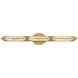 Hadleigh LED 32 inch Aged Brass Bath Vanity & Wall Light
