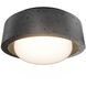 Tane LED 13 inch Basalt Stone and Black Flush Mount Ceiling Light