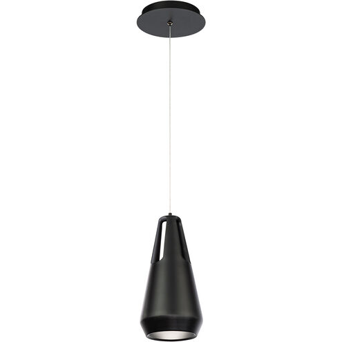 Ingot LED 19 inch Black Mini Pendant Ceiling Light