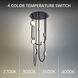Tableau LED 20.5 inch Black Indoor Ceiling Lighting in 3000K