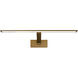 Diver Indoor Wall Lighting in 2700K, Aged Brass
