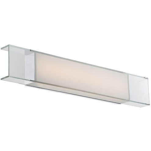 Cloud LED 28 inch Chrome Bath Vanity & Wall Light in 28in.