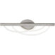 Swoop 1 Light 24 inch Brushed Nickel Bath Vanity Light Wall Light