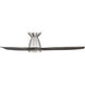 Skylark 54 inch Brushed Nickel and Ebony with Ebony Blades Flush Mount Ceiling Fan in Brushed Nickel Ebony