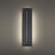 Midnight 1 Light 26 inch Black Outdoor Wall Light