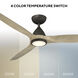 Skylark 62 inch Bronze White Oak with White Oak Blades Ceiling Fan
