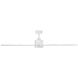 Size Matters 65 inch Matte White Downrod Ceiling Fan