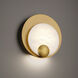 Rowlings Wall Sconce Wall Light in Aged Brass