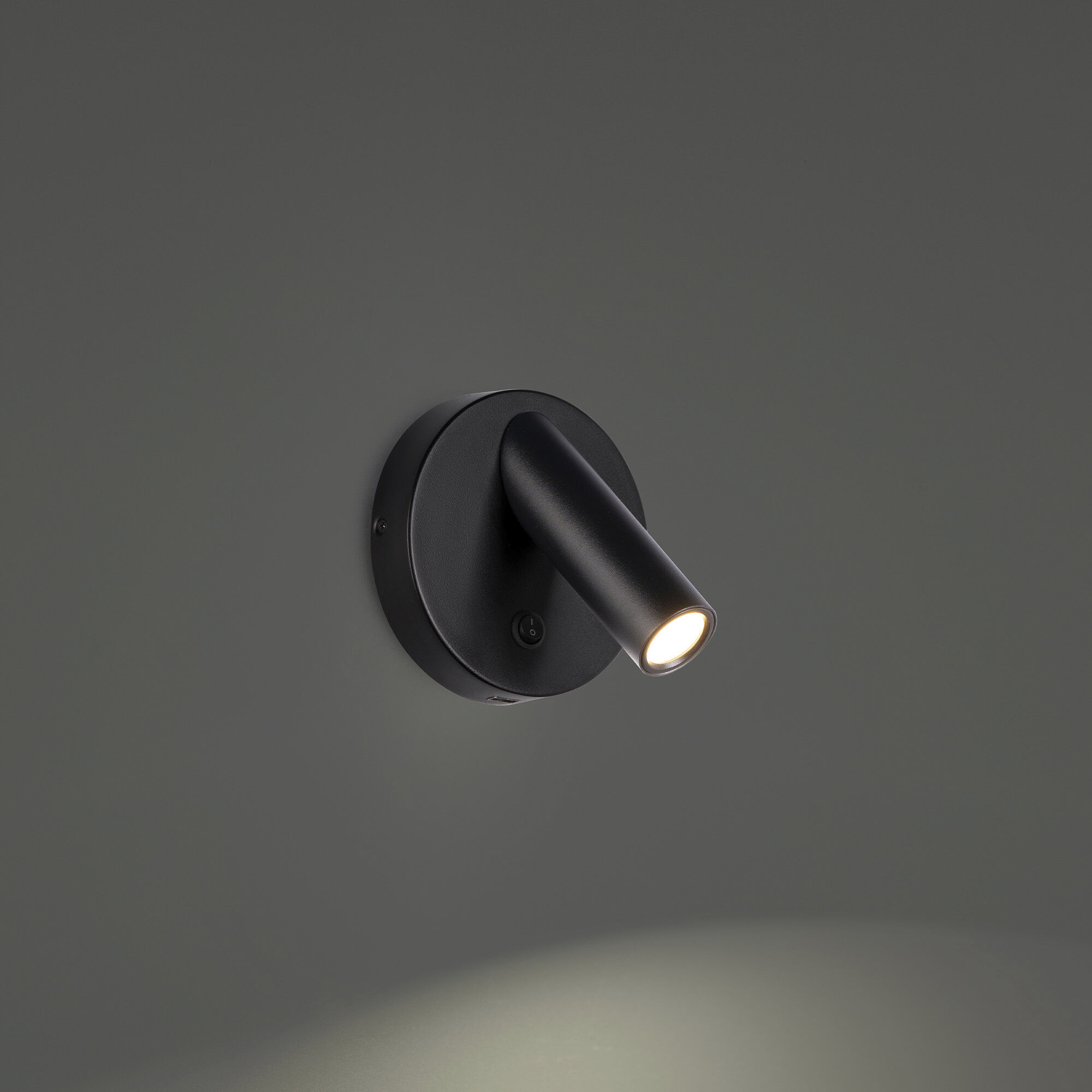 Aspire Reading Light Wall Light in Black