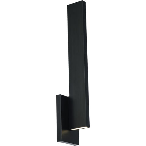 Mako LED 22 inch Black Outdoor Wall Light in 4000K