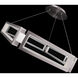 Mies 6 Light 36 inch Brushed Nickel Chandelier Ceiling Light