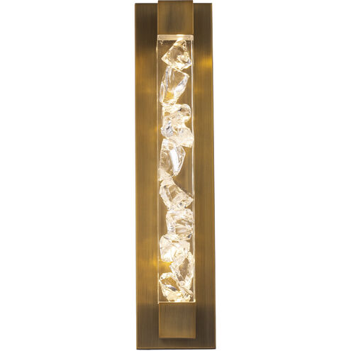 Terra 1 Light 20 inch Aged Brass Vanity Bath Light Wall Light