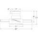 Vox 26 inch Bronze Flush Mount Ceiling Fan in 3000K, Smart Ceiling Fan, Flush Mounted
