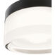 Tuck II LED 5.38 inch Black Outdoor Flush Mount