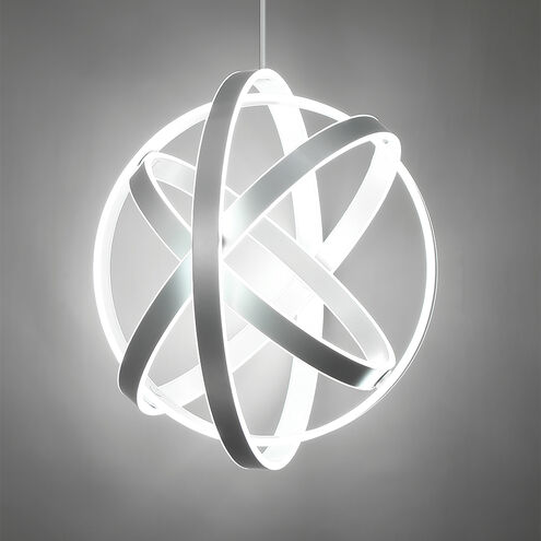 Kinetic LED 28 inch Titanium Pendant Ceiling Light in 28in.