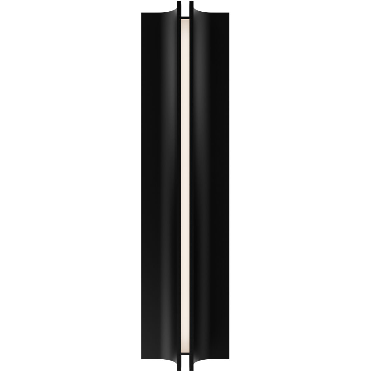 Strait LED 22 inch Black Outdoor Wall Lighting in 3000K