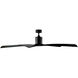 Aviator 70 inch Matte Black Downrod Ceiling Fan