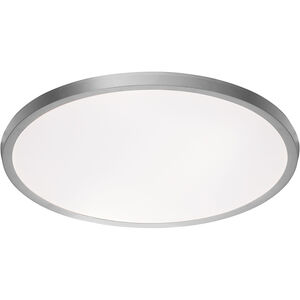 Argo 1 Light 19 inch Brushed Nickel Flush Mount Ceiling Light