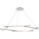 Metric LED 48 inch Brushed Aluminum Pendant Ceiling Light in 48in.