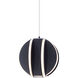 Carillion 1 Light 6 inch Black Mini Pendant Ceiling Light