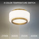 Preston LED 7.8 inch Aged Brass Indoor Ceiling Lighting in 2700K