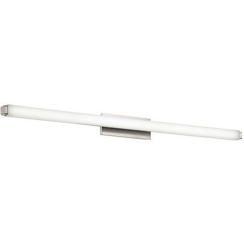 Mini Vogue LED 37.75 inch Brushed Nickel Bath Vanity & Wall Light in 3000K, 36in.