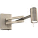 Gavel LED 18.4 inch Brushed Nickel Indoor Wall Lighting