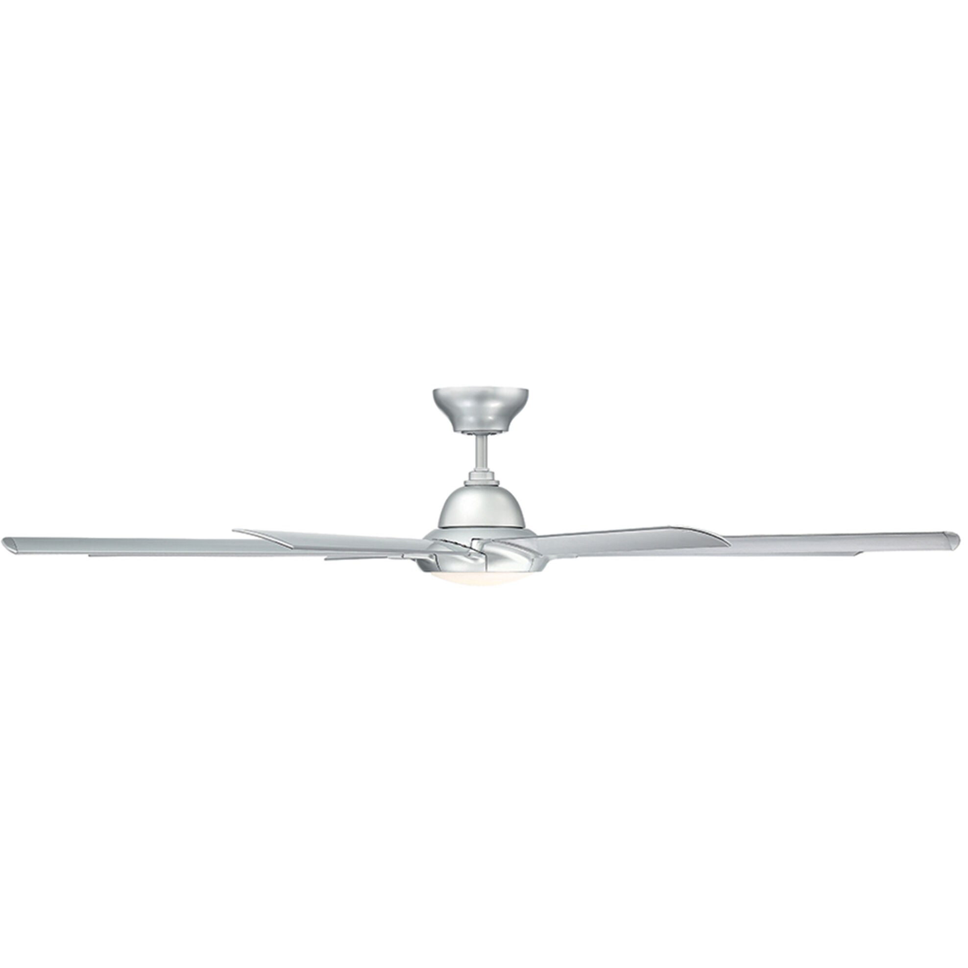 Hydra 96 inch Titanium Downrod Ceiling Fan in 3000K, Smart Ceiling Fan