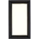 Framed LED 8 inch Black Outdoor Wall Light in 14in.
