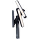 Chaos LED 13 inch Black Wall Sconce Wall Light