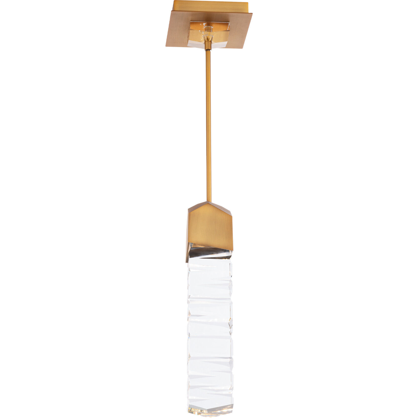 Juliet LED 15 inch Aged Brass Mini Pendant Ceiling Light