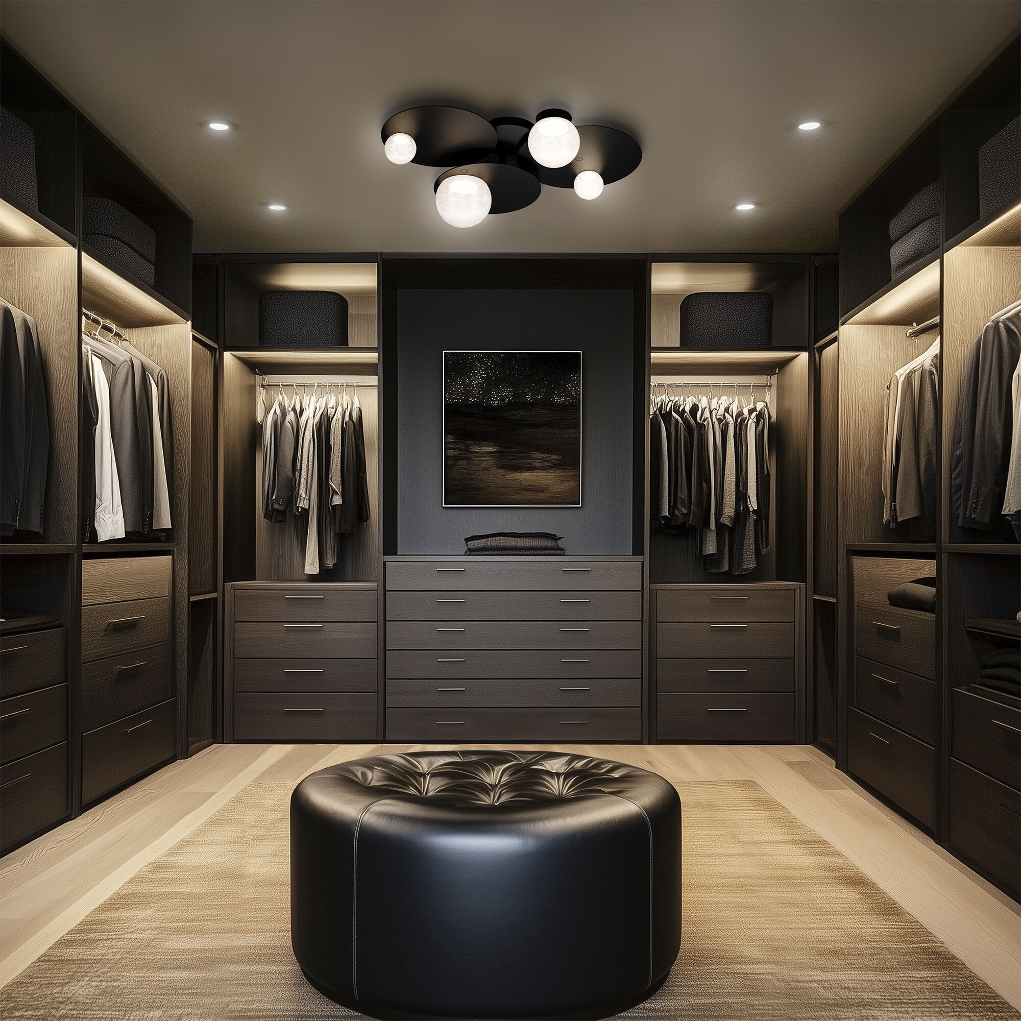 Out Of This World LED 19.75 inch Black Indoor Ceiling Lighting