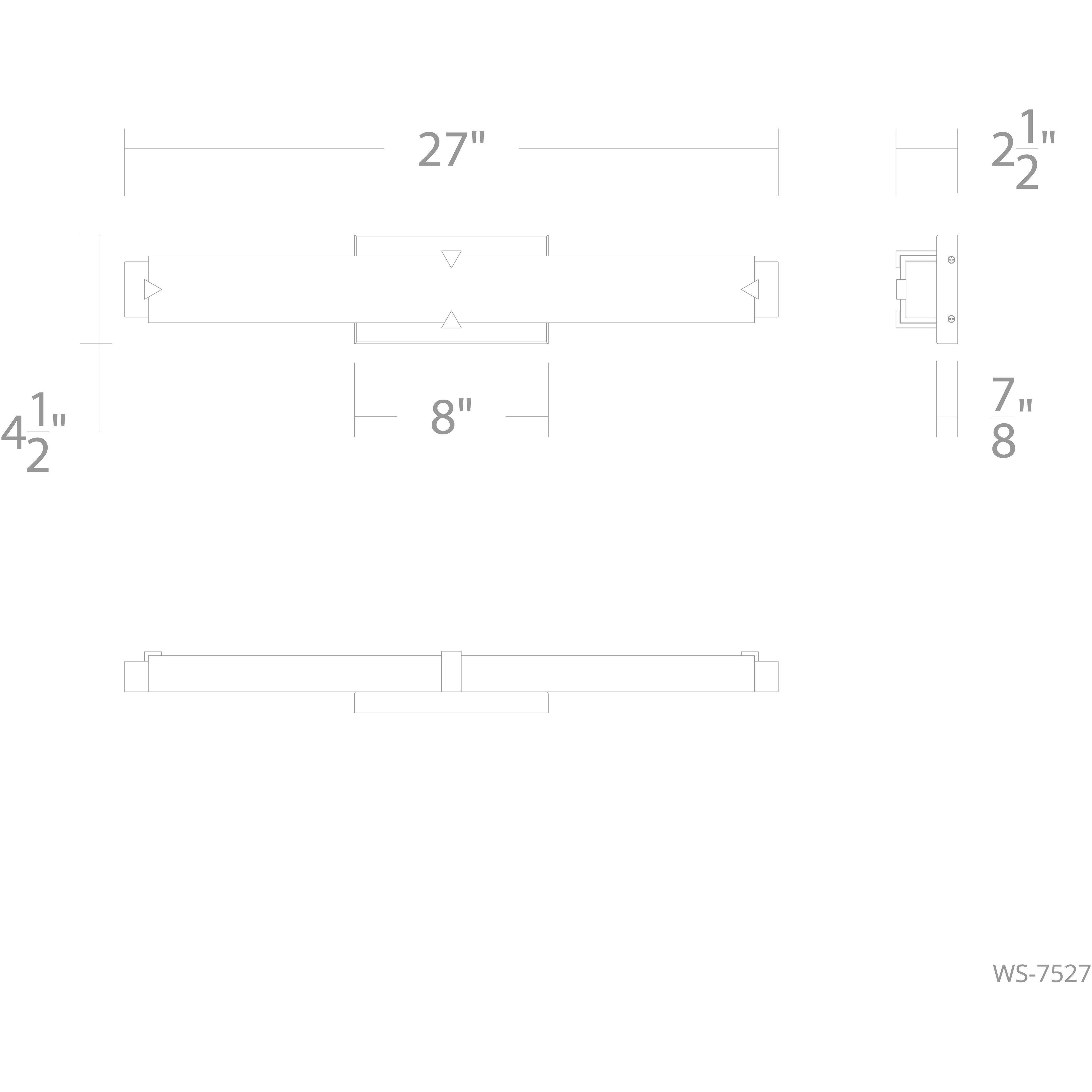 Carlisle Indoor Wall Lighting in 2700K, Brushed Nickel